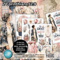 2 Corinthians 12:9 | Word and Worship Wednesday | Bible Journaling Kit | Ivytree Studio | English + Afrikaans