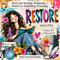 Word and Worship Wednesday | Restore | Herstel | Creative Flow Collectables - SET 2 | Fresh Hope Collection | Ivytree Studio | English + Afrikaans