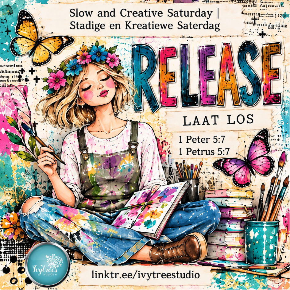 Slow and Creative Saturday | Release | Laat Gaan | Creative Flow Collectables - SET 2 | Fresh Hope Collection | Ivytree Studio | English + Afrikaans
