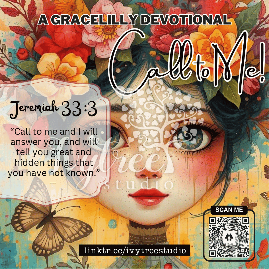 Call to Me Devotional eBook | Gracelilly Devotional | Bible Journaling | Ivytree Studio | Incl. English + Afrikaans