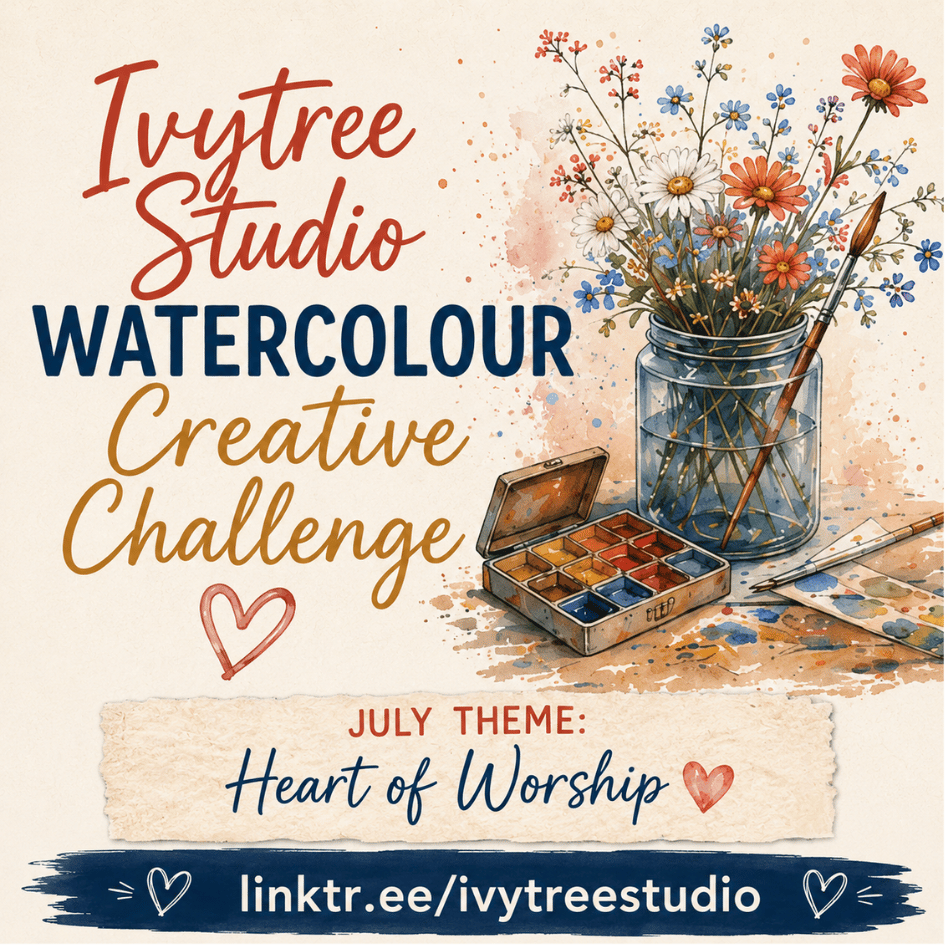 Heart of Worship | Ivytree Studio Colour Stories Kit | Art Journaling Project | Ivytree Studio