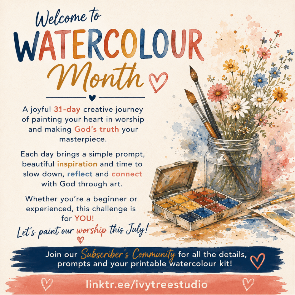 Heart of Worship | Ivytree Studio Colour Stories Kit | Art Journaling Project | Ivytree Studio