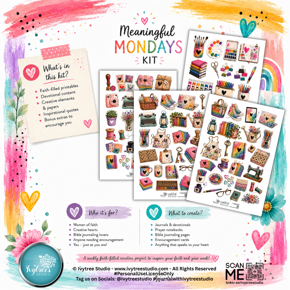 Meaningful Mondays | Cute Cuts | Journaling Kit | Ivytree Studio