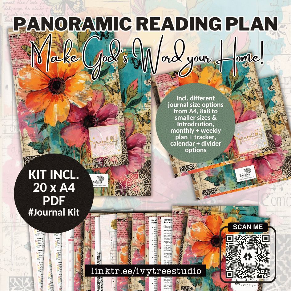 Gracelilly Panoramic Reading Plan | Bible Journaling | Ivytree Studio | All rights reserved