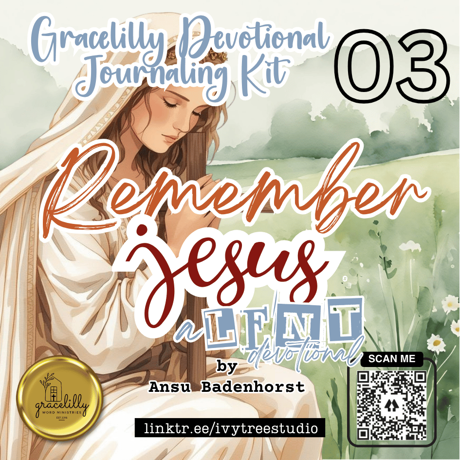 Remember Jesus bundle | Gracelilly Devotional Collection | Bible Journaling | Ivytree Studio | English and Afrikaans Creative kits
