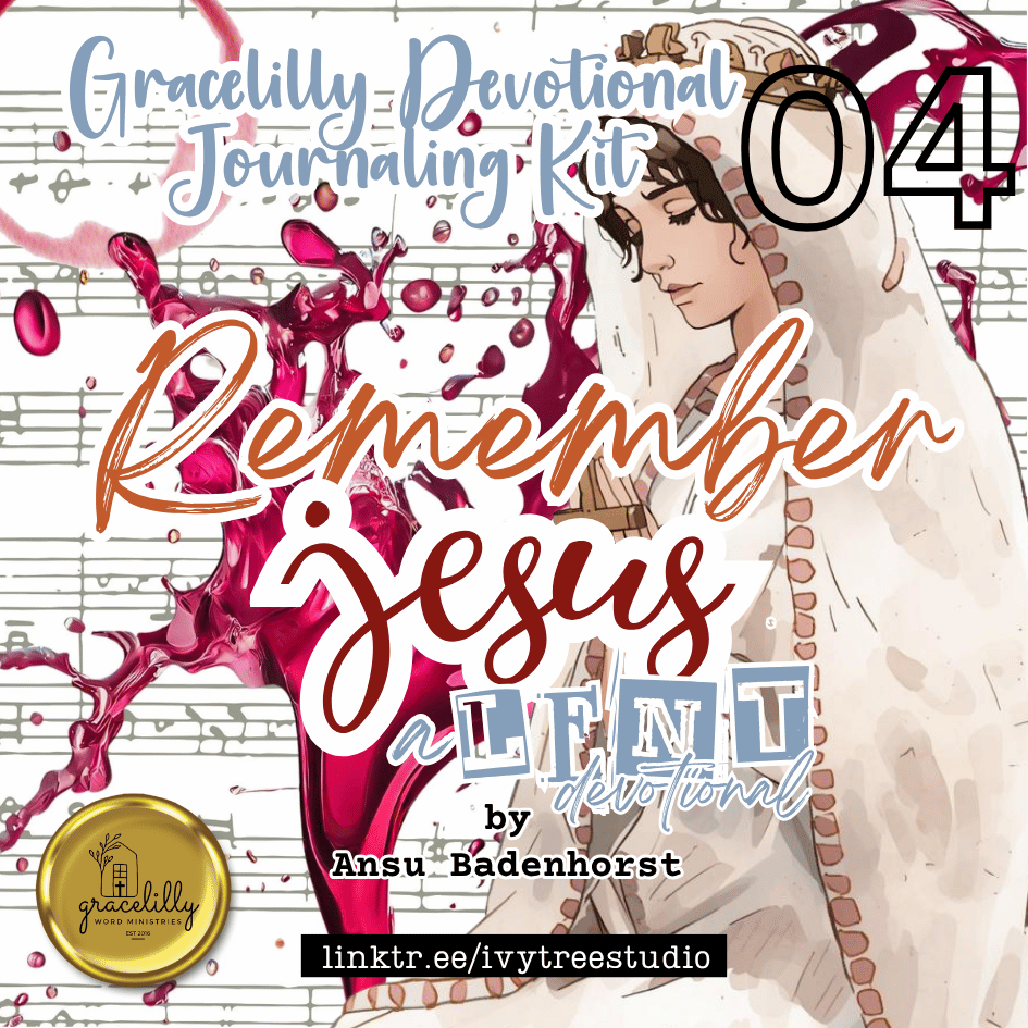 Remember Jesus bundle | Gracelilly Devotional Collection | Bible Journaling | Ivytree Studio | English and Afrikaans Creative kits