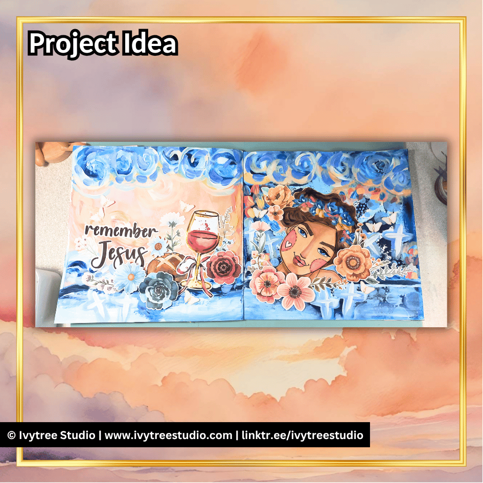 Remember Jesus bundle | Gracelilly Devotional Collection | Bible Journaling | Ivytree Studio | English and Afrikaans Creative kits