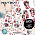 Sing Praise to the Lord | Psalm 150 | Bible Journaling Kit | Simply Worship Girls Collection | Ivytree Studio | English + Afrikaans