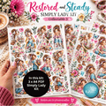 3 | Simply Lady Kit | Restored and Steady | Word Flowtober Collectables | Fresh Hope Collection | Ivytree Studio