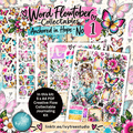 No 1 | Anchored in Hope | Word Flowtober Collectables | Fresh Hope Collection | Ivytree Studio